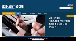 Desktop Screenshot of giornalisti.redattoresociale.it